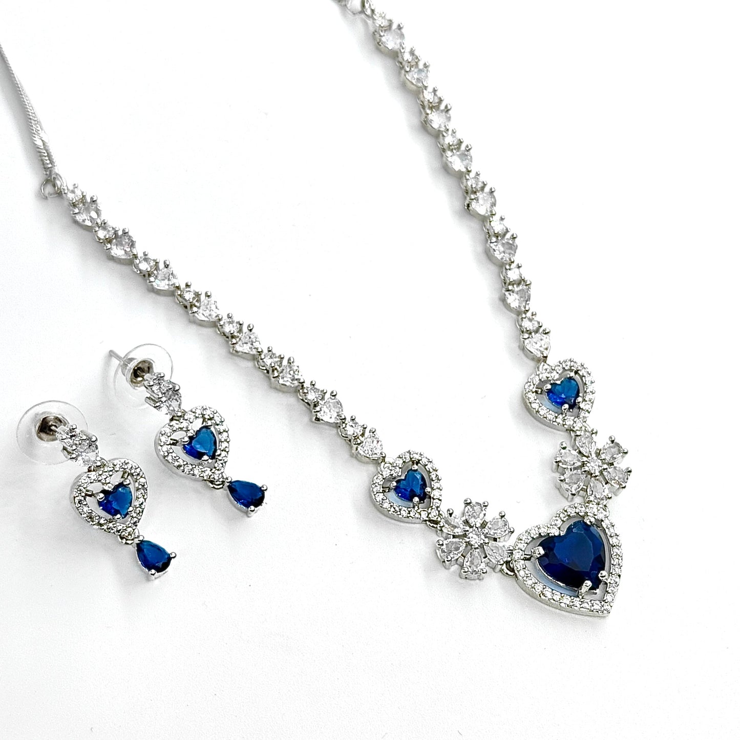 Princess Heart Necklace Set