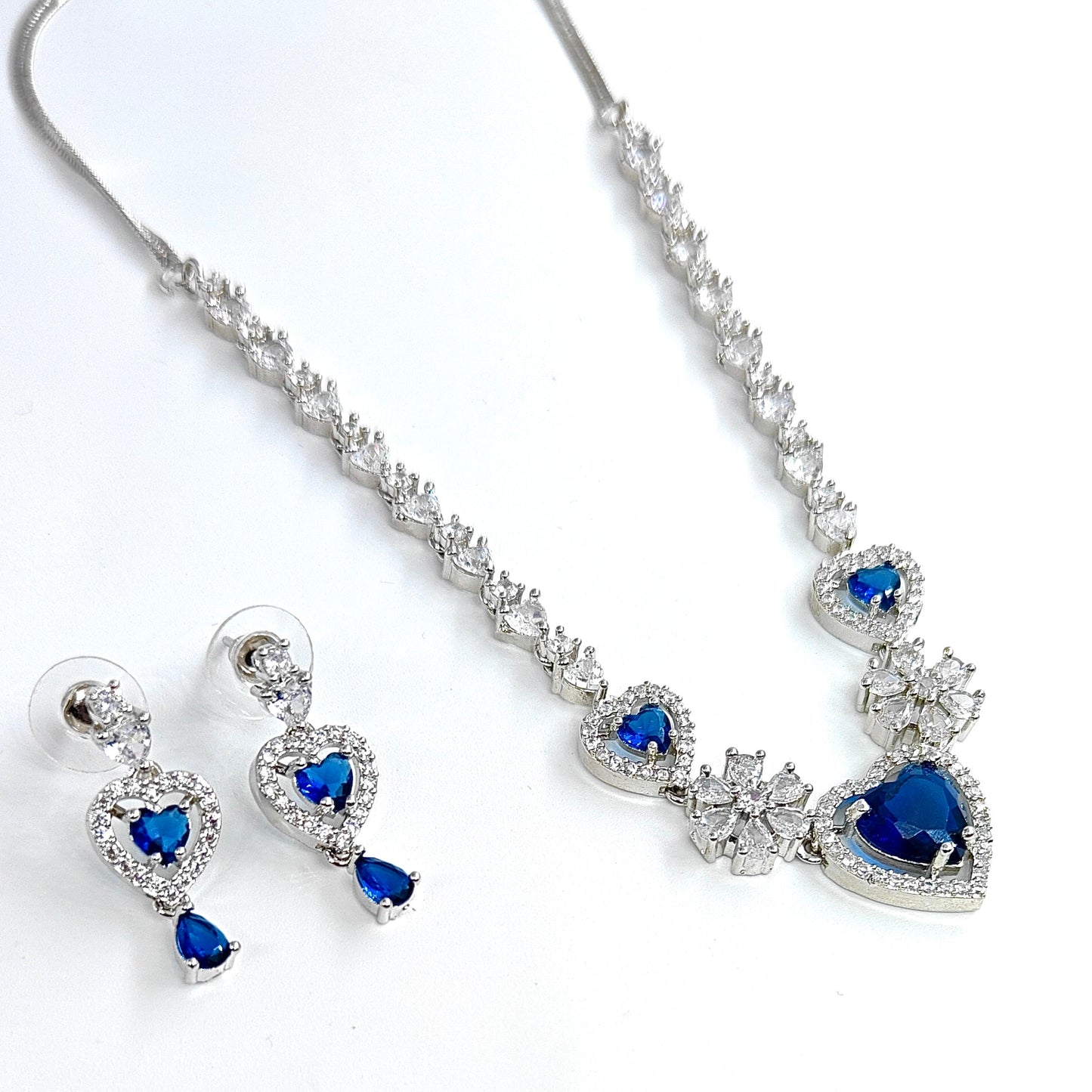 Princess Heart Necklace Set