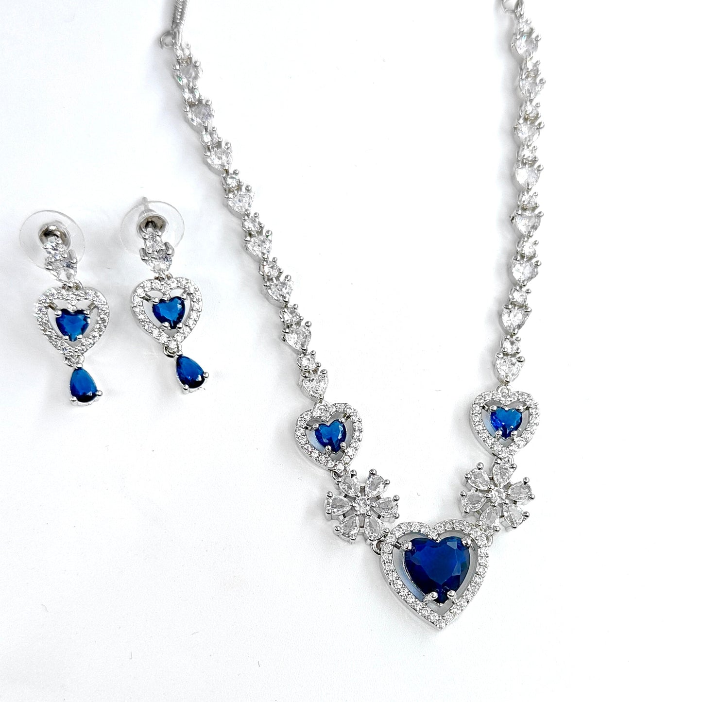 Princess Heart Necklace Set