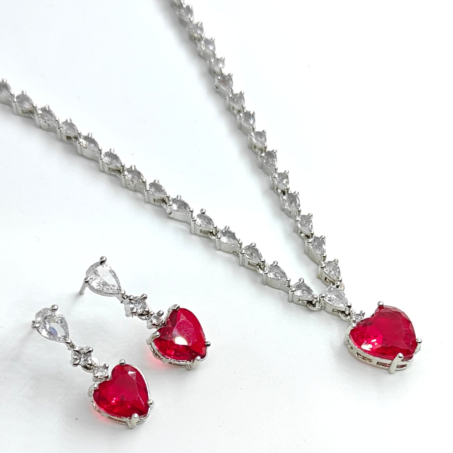 Heart Necklace Set