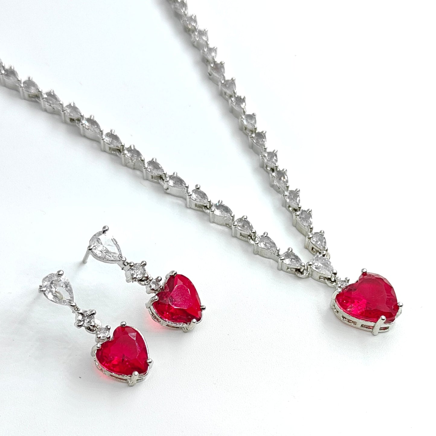 Heart Necklace Set