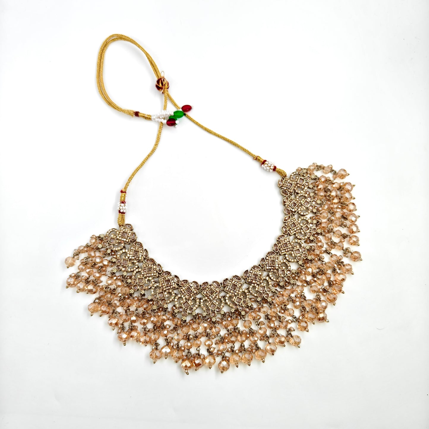 Avira Golden Necklace Set