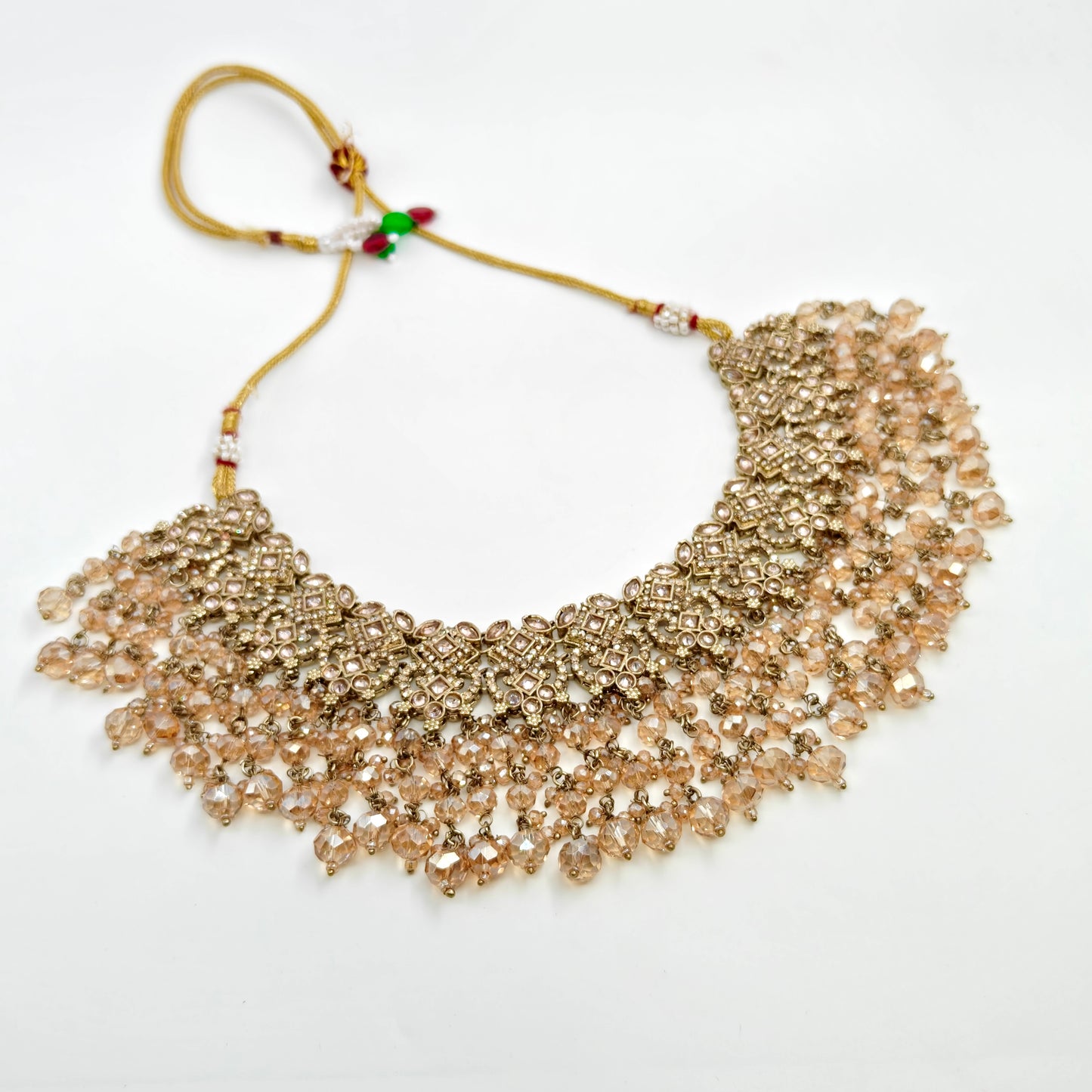 Avira Golden Necklace Set