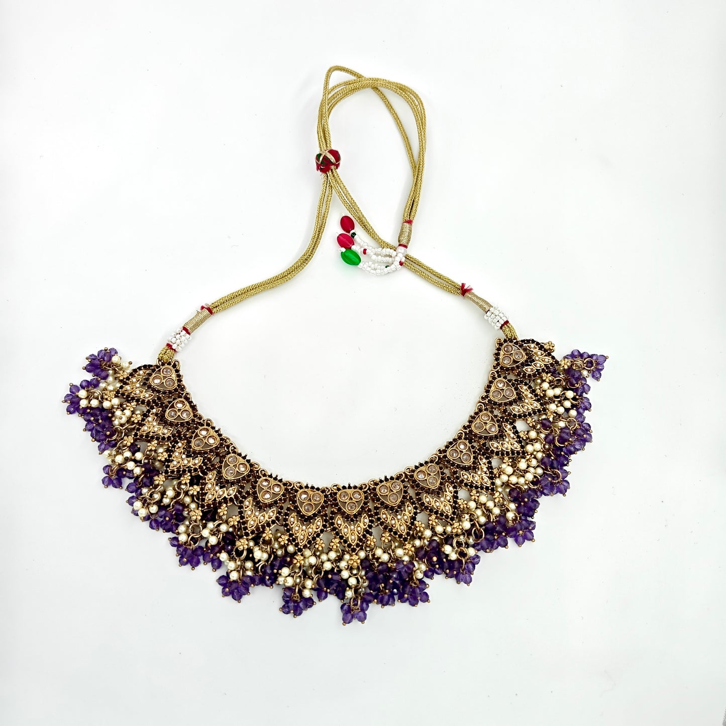 Purple Royal Heritage Bridal Set