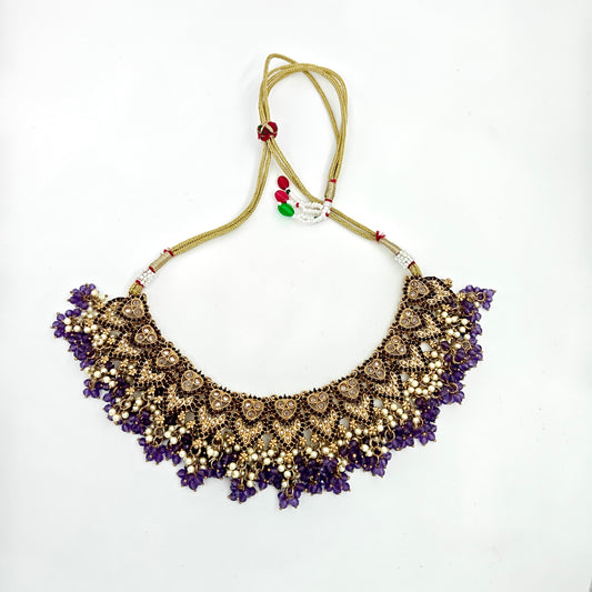 Purple Royal Heritage Bridal Set